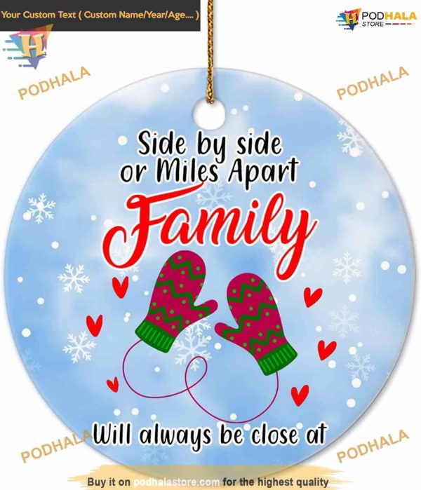 Family Bond 2023 Christmas Ornament, Custom Family Ornaments Keepsake