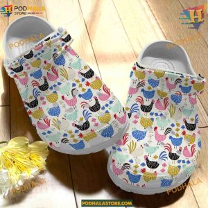 Family Chicken Croc Crocbland Clog Gifts, Funny Footwear for Family