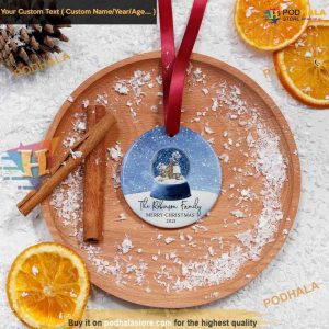 Family Christmas Bauble Decoration 2023, Personalized Ornament