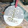 Family Christmas Ceramic Signpost, Custom Holiday Decor Gifts