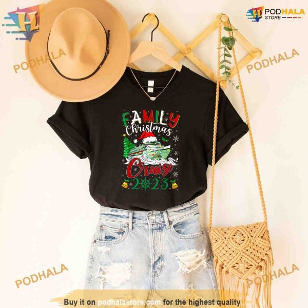 Family Christmas Cruise 2023 Merry Cruisemas Boat Trip Xmas Shirt Hoodie