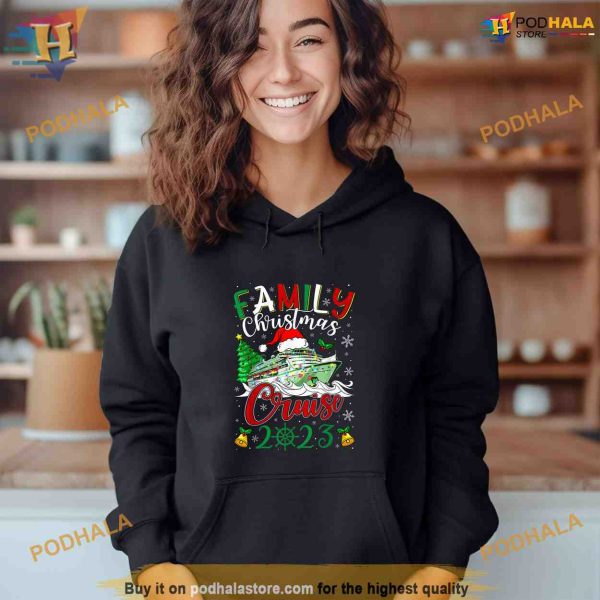 Family Christmas Cruise 2023 Merry Cruisemas Boat Trip Xmas Shirt Hoodie