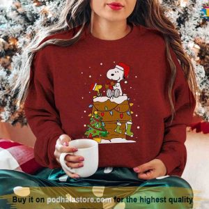Family Christmas with Snoopy Sweatshirt Long Sleeve Hoodie 2