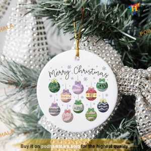 Famous Christmas Ball Ornament, 2023 Tour Memorabilia, Swiftie Fan Gift