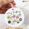 Famous Christmas Ceramic Ornament, Swiftie Fan Christmas Gift, Tour Memorabilia