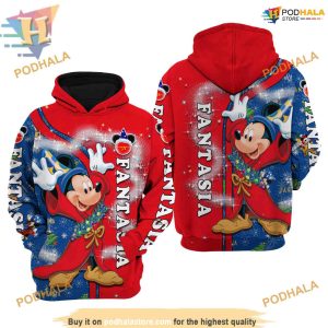 Fantasia Mickey Xmas Unisex Hoodie, Creative Christmas Gifts