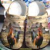 Farm Fresh Comfort Walk in Rooster Crocs, Trending Classic Clog Style