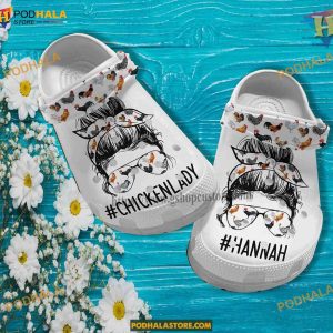 Farm Girl Chicken Crocs, Funny Crocs for Mother's Day