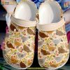 Farmer Chicken Florals Crocs Classic Clogs, Funny Crocs for Nature Lovers