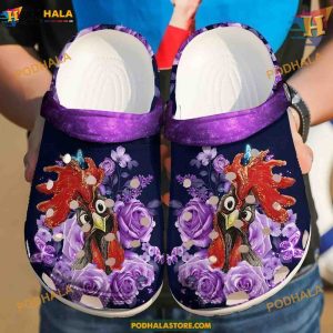 Farmer Floral Chicken Classic Clogs Crocs Shoes, Trending Gifts for Adults