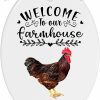 Farmhouse Chicken 2023 Ornament, Custom Family Ornaments Farm Style