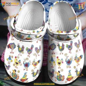 Farmyard Fun Chicken Inspired Clogs, Trending Chicken Crocs