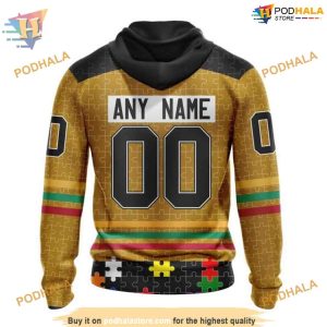 Fearless Against Autism Concept NHL Boston Bruins Hoodie 3D Supportive Merch 2