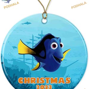 Finding Nemo & Dory Christmas 2023 Ornament, Unique Printed Gift Ornament