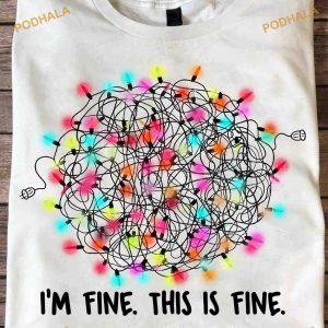 Fine and Festive Christmas Lights Shirt, A Holiday of Serenity