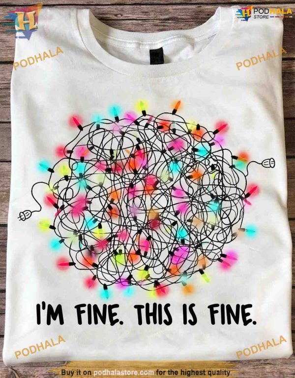 Fine and Festive Christmas Lights Shirt, A Holiday of Serenity