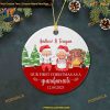 First Christmas As Grandparents Ornament, Personalized Ceramic Keepsake 2023