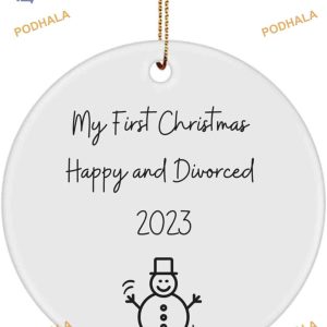 First Christmas Post-Divorce 2023, Family Christmas Tree Ornaments