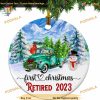 First Christmas Retired 2023 Ornament, Custom Family Ornaments