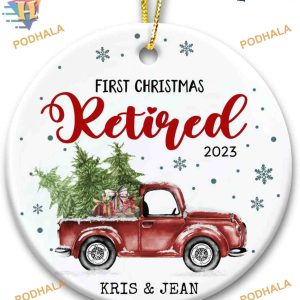 First Christmas Retired 2023 Ornament, Retirement Gift Ideas