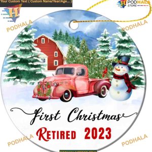 First Christmas Retired 2023 Ornament, Retirement Gifts