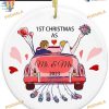 First Christmas as Mr & Mrs Ornament, Bridal Shower Wedding Gift 2023