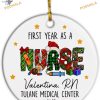 First Christmas as Nurse 2023 Ornament, Personalized Retirement Appreciation Gift