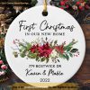 First Christmas at Home Personalized New Home Ornament, New Beginnings