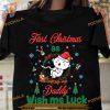 First Daddy Christmas Luck Shirt, New Dads' Funny Christmas Gift Ideas