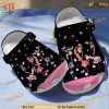 Flamingo Awareness Breast Cancer Crocs, Birthday Christmas Gift Ideas