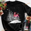 Flamingo Xmas Humor Shirt, Flamboyant Funny Xmas Gifts Selection
