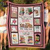 For Cat & Book Lovers A Pink Christmas Blanket Gift