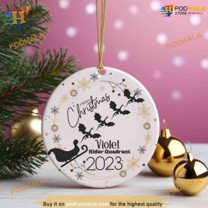 Fourth Wing Book Lover Ornament, Family Christmas Tree Ornaments