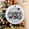 Fourth Wing Ornament, Family Christmas Ornaments, Basgiath College