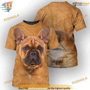 French Bulldog All Over Printed Dog 3D Hoodie Sweatshirt Shirt 2