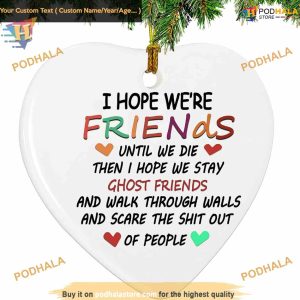 Friends 2023 Ornaments, Personalized Family Ornaments