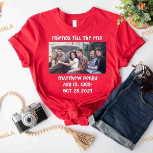 Friends Till The End T Shirt Matthew Perry Tee Friends Tv Series Gift 2