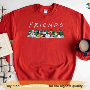 Friends of Snoopy Vintage Christmas Sweatshirt Cartoon Dog Gift 2