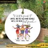 Friendship Ornament, Old & Senile Design, Personalized Christmas Gifts