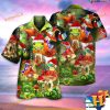 Frog Festivities Hawaiian Christmas Shirt, Santa Claus Shirt