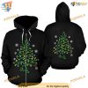 Frog Light Pine Tree Black Funny Christmas Hoodie, Xmas Gifts