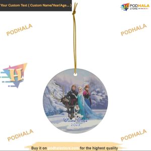 Frozen Movie Ceramic Ornament, Custom Christmas Family Gift