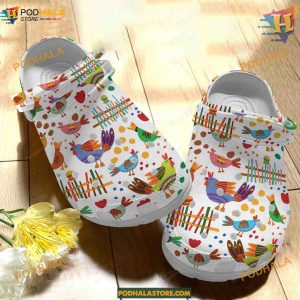 Funny Chicken Collection Crocs Clogs, Trending Footwear Gifts