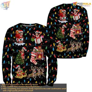 Funny Custom Face Christmas Sweater, Personalized Family Ugly Outfit