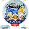 Funny Hanukkah Gnome Ornament 2023, Personalized Christmas Tree Decoration