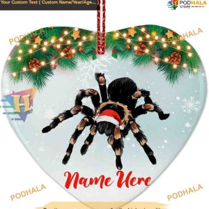 Funny Spider Christmas 2023 Ornament, Personalized Family Laugh
