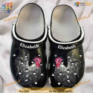 Galaxy Chicken Personalized Shoes Crocs, Birthday Christmas Gift Ideas