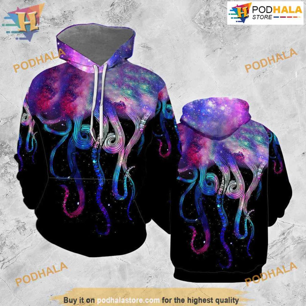 Galaxy octopus hoodie on sale