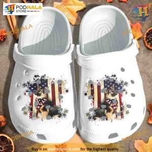 German Shepherd Dog Usa America Crocs, Creative Christmas Gifts