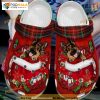 German Shepherd Inside Christmas Bag Happy Crocs, Funny Christmas Ideas
